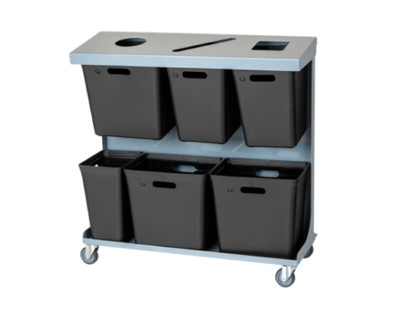 Affaldsvogn 6 x Kildesortering