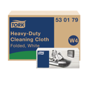 Tork Aft�rringsklud Top-Pak Hvid 100 ark, 5 stk/krt