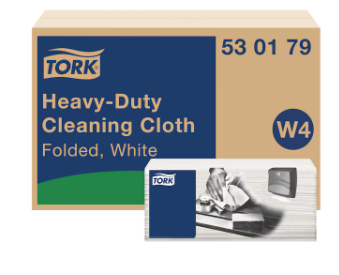 Tork Aft�rringsklud Top-Pak Hvid 100 ark, 5 stk/krt