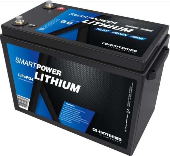 Lithium 12V 200Ah (2560Wh) CS-Batteries
