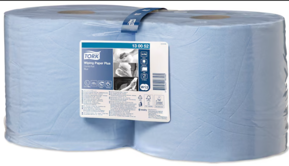 Tork Aft�rringspapir Plus, Bl� W1/W2 #130052