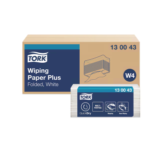 Aft�rringspapir Tork Plus W4 2-lag hvid, 28 karton/Palle