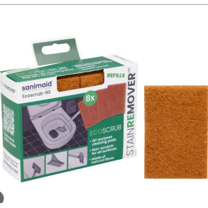 ECOscrub. 90*60 mm NATUR 8-st per l�da