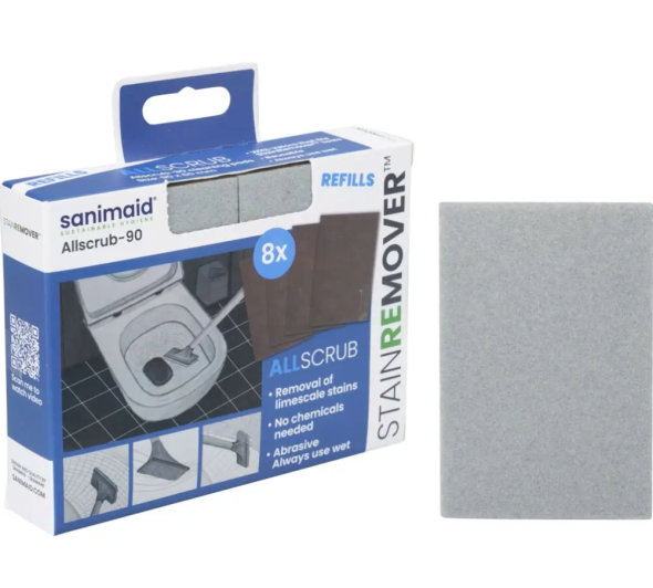 ALLscrub. 90*60 mm. 8-st per ask  GR�