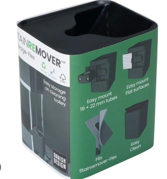 STORAGE-FLEX h�llare f�r stainremover-flex inkl. beslag svart