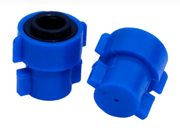 Quick-Release B�rstedyser QR Rundstr�ledyse 1,4 mm. (Bl�)