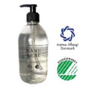 H�nds�be uden parfume 500 ml Svanem�rket, Astma allergi