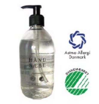 H�nds�be uden parfume 500 ml Svanem�rket, Astma allergi