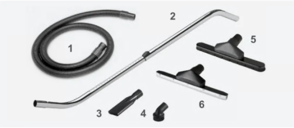 40mm reng�ringss�t med buet r�r for �-50