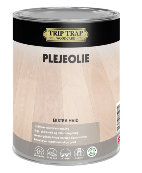 Trip Trap Plejeolie Ekstra Hvid, 1 liter