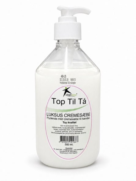 Top bis Fu� Cremeseife 500 ml mit Pumpe Handseife