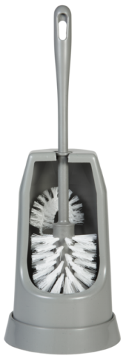 Toiletbrste m/skyllekantsbrste, 400 mm, Medium, Gr