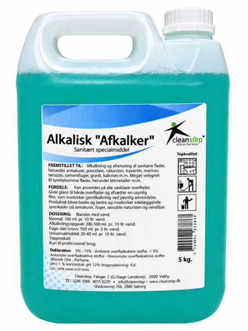 Cleanstep Alkalisk Afkalker, 5 liter