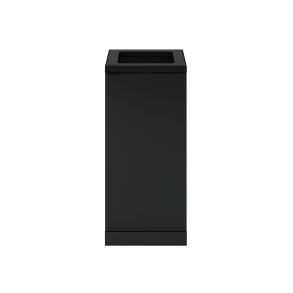 Bica Model 228 Affaldsbeholder 100 liter bent indkast Sort