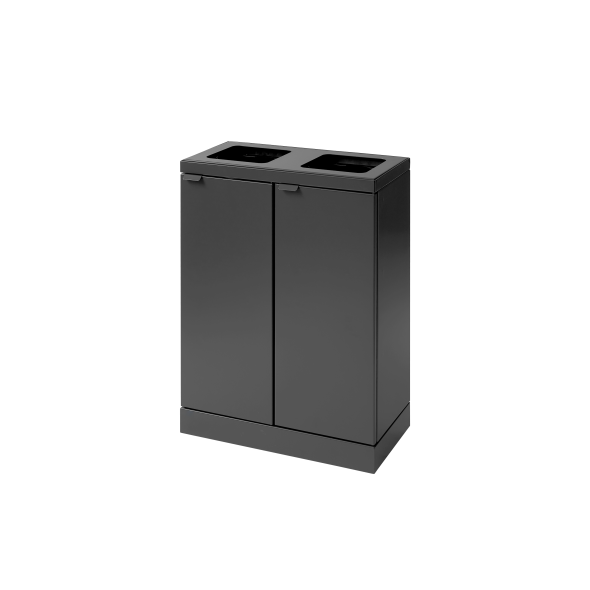 Bica Model 871 Affaldssortering 2x45 L bne indkast Antracit