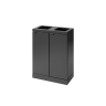 Bica Model 871 Affaldssortering 2x45 L bne indkast Antracit