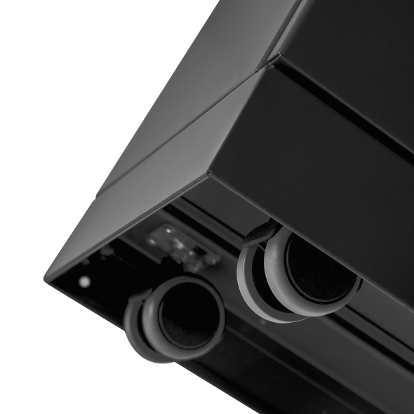 Bica Model 874 Affaldssortering 2x65 liter Lftelg/bent indkast Sort