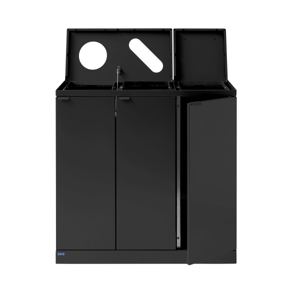 Bica Model 875 Affaldssortering 3x65 liter Lftelg/formede SORT