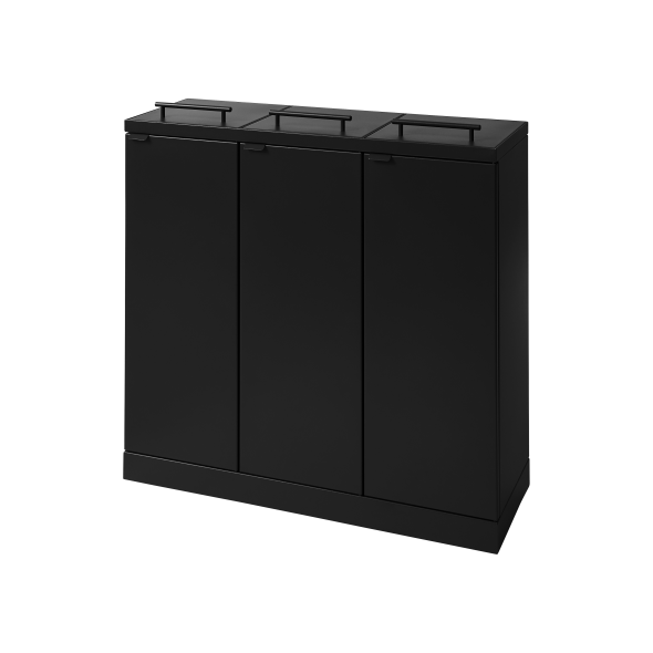 Bica Model 876 Affaldssortering 3x65 liter Lftelg Sort