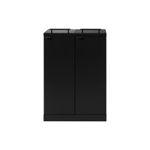 Bica Model 877 Affaldssortering 2x65 liter Lftelg Sort