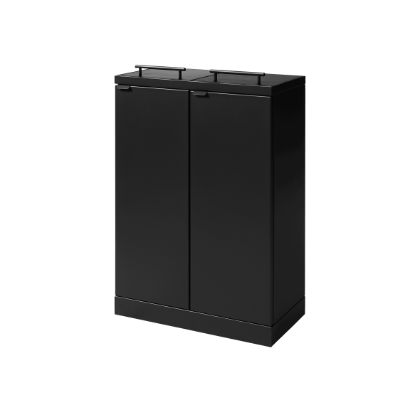 Bica Model 877 Affaldssortering 2x65 liter Lftelg Sort