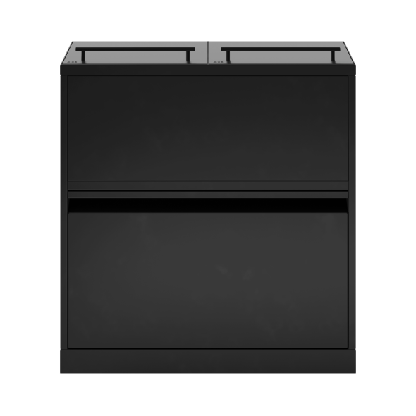 Bica Model 881 Affaldssortering 80 liter Lftelg/Op til 11 fraktioner Sort