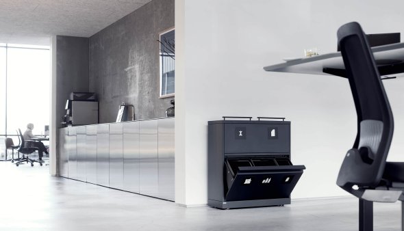 Bica Model 881 Affaldssortering 80 liter Lftelg/Op til 11 fraktioner Sort