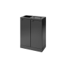 Bica Model 886 Affaldssortering 2x45 liter Lftelg/bent indkast Antracit