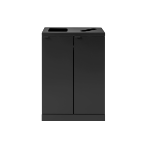 Bica Model 888 Affaldssortering 2x65 liter bent/papir indkast Sort