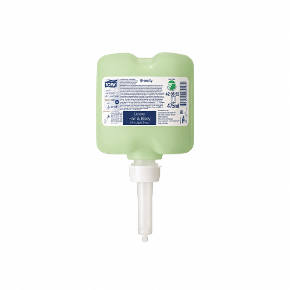 Tork Luxus Haar- & K�rperseife Gr�n S2, 475 ml x 8 Stk.