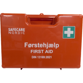 SafeCare nordic F�rsta hj�lpen-l�da orange first aid