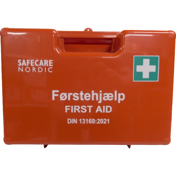 SafeCare nordic F�rsta hj�lpen-l�da orange first aid