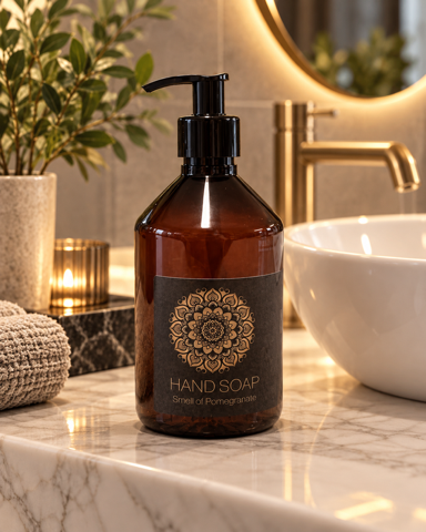 Hand Soap brun Granat�bleduft 500 ml h�nds�be