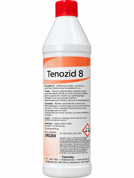 Tenozid 8   kalkfjerner   1 ltr