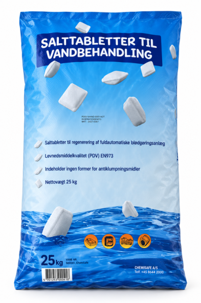 Salttabletter, 25 kg