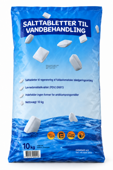 Salttabletter t/opvaskemaskine 10kg/pak