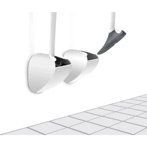 Copenhagen v�ggmonterad vit toalettborste