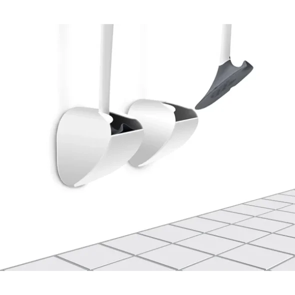 Copenhagen v�ggmonterad vit toalettborste