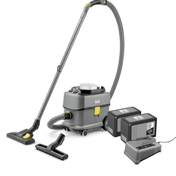 K�rcher kampagne T 10/1 Bp Adv HEPA batteridrevet st�vsuger + batteri kit
