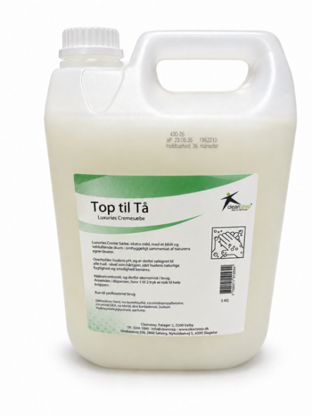Top bis Fu� Cremeseife 5 Liter Handseife
