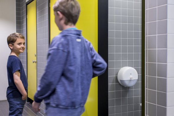 Toiletpapir Tork SmartOne T8 Advanced 2-lags hvid 6rul/kar