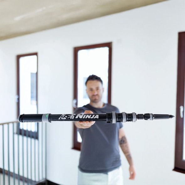 Unger Ninja Carbon TeleStang 4 sektioner, 5,52 m