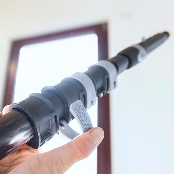 Unger Ninja Carbon TeleStang 4 sektioner, 1,92m