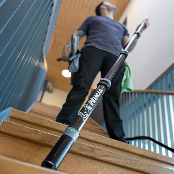 Unger Ninja Carbon TeleStang 3 sektioner, 3,52 m