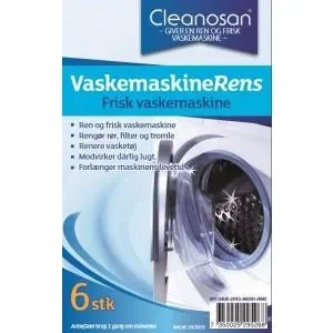 Cleanosan maskinrense tabs 6 stk/pak