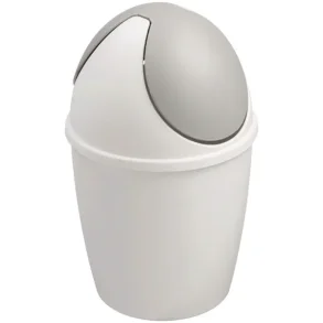 Affaldsspand med vippelg 1,5 l, hvid