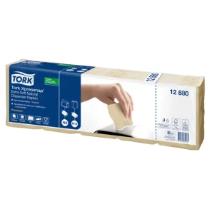 Dispenserserviet, Tork Premium N4, 2-lags 8000 stk 