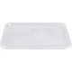 Lock, 17,5x11,9cm, klar, PP, snap-on, rektangul�r 500st