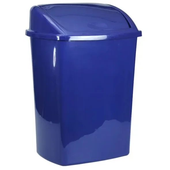 Affaldsspand, 30x40x75cm, 50 l, bl, plast, sving lg