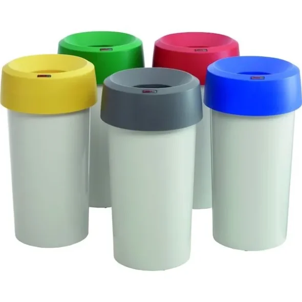 Affaldsspand, Rotho Mode  38cm 50 L lysegr, plast 4stk/krt